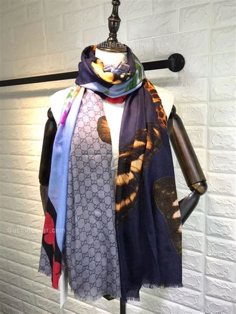 gucci scarf replica sale|authentic gucci silk scarf.